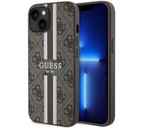 Guess GUHMP14MP4RPSW - Custodia rigida per iPhone 14 Plus da 6,7", 4G, motivo a strisce stampate