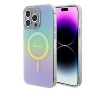 Custodia Guess per iPhone 15 Pro Max turchese Custodia rigida IML Iridescent MagSafe - Nouvo