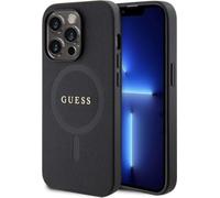 GUESS GUHMP15XPSAHMCK - Custodia rigida per iPhone 15 Pro Max 6.7", colore: Nero