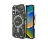 Custodia Guess per iPhone 16 Plus 6,7 marrone Custodia rigida IML 4G Sfondo MagSafe - Nouvo