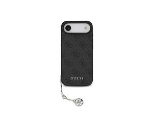 GUESS GUHMP17MGF4GCK Cover MagSafe per Apple iPhone Air, Nero/Oro
