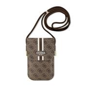 GUESS Custodia GUOWBP4RPSW marrone 4G Stripes, marrone