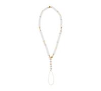Guess GUSTPEARW Catena per cellulare Heishi perle bianche