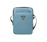 Guess GUTB10NTMLLB Borsa per computer portatile in nylon con logo a triangolo blu - 10 pollici
