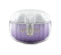 CG Mobile Guess Cuffie Bluetooth TWS + Docking Station Glitter Gradiente Viola