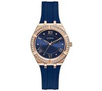 GUESS Orologio Analogico al Quarzo Donna con Cinturino in Silicone GW0034L4
