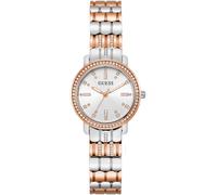 Guess Orologio da donna 30 mm GW0612L3 – Bracciale e cassa bicolore, quadrante bianco