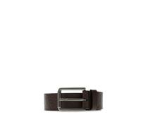 Guess H35 - Cintura Uomo in Pelle con Fibbia Regolabile