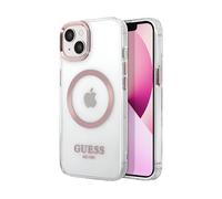 Custodia Guess MagSafe Metal Outline Gold per iPhone 13