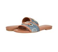 GUESS Hammi, Sandali Bassi Donna, Denim Blu 420, 40 EU
