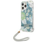 GUESS - Hard Cover Flower Strap Green, Fr Iphone 13 Pro, Guhcp13lhflsn (guhcp13lhflsn)