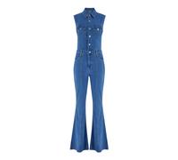 Guess - Harlo Flare Denim Jumpsuit - - Jumpsuits & Playsuits - Donna - Blu - S