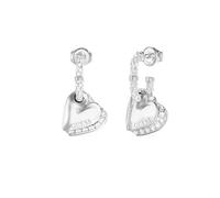 Guess Heart steel Orecchini By Your Side JUBE06076JWRHT/U