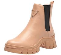 GUESS Women's Hestia Combat Boot, Nude, 5.5 UK
