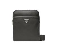 GUESS Uomo Borsa a tracolla 'Certosa' nero / argento, Taglia One Size