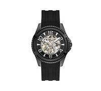 GUESS Homme Uhr Analogique Automatique mit Silicone Armband W1268G1