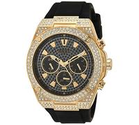 GUESS Homme Uhr Analogique QUARTZ mit Silicone Armband GW0060G2