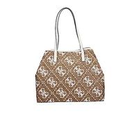 GUESS HWOQ6995290 VIKKY LARGE TOTE Donna LATTE LOGO/WHITE Taglia Unica