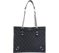Guess Hwqg8744230 Didi Society Tote Borsa Donna In Carbone