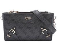 GUESS Hwqg8744720 Didi Mini Doppio Scomparto 4G Logo Donna Borsa IN Carbone