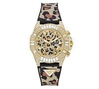 GUESS Iconic 40th GW0814L3 - Orologio analogico da donna con quadrante rotondo Champagne, multicolore, Multicolore