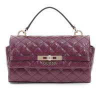 GUESS Idra Top Handle Flap Bag Wine