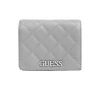 Guess, Illy, portafoglio in tessuto, pieghevole piccolo, VG797043, grigio, da donna