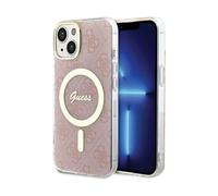 Guess IML 4G Custodia rosa per Magsafe - iPhone 15