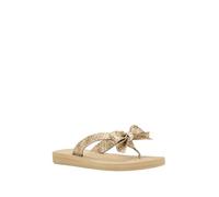 GUESS Sandalo Tuta Donna, Oro 710., 37.5 EU