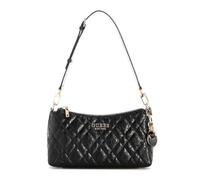 GUESS Isemay Shoulder Bag, Borsa a Tracolla Donna, Nero, Taglia Unica