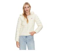 Guess, ,Jackets ,Donna ,Bianco ,XS Parka in Nylon Leggero