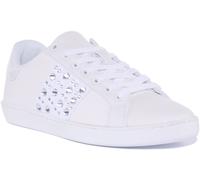 GUESS Jacobb con Lacci Borchiato Scarpe da Ginnastica Bianche Donna Misura 3 - 8