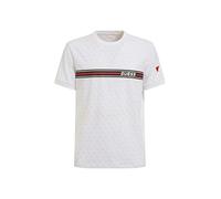 GUESS Maglietta Eco Jamey Quatro G T-Shirt, 4g AOP Bianco Puro, L Uomo