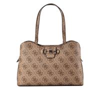 GUESS borsa a tracolla borsa shopper Janie Logo Tote Bag Latte Logo marrone