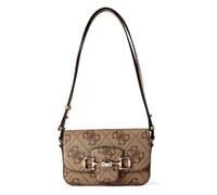 GUESS Borsa a tracolla da donna con logo Pu Janie stampato Latte