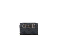 Guess - Janie Logo Slg Med Zip Around - - Accessories - Donna - Nero - ONE SIZE