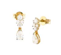 Guess Jardin Orecchini Pendenti Argento Placcato Oro JSBE04492JWYGT/U - Orecchini