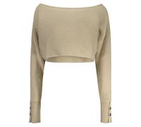 Guess Jeans Beige Cotton Sweater - M