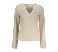 Guess Jeans Beige Polyester Women Sweater - M