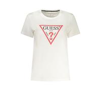 Guess Jeans Bianco Cotton Women T-Shirt - M