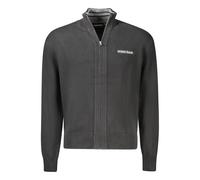 Guess Jeans Black Cotton Men Cardigan - S