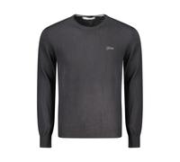 Guess Jeans Black Cotton Men Sweater - S