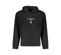 Guess Jeans Black Cotton Men Sweatshirt - S