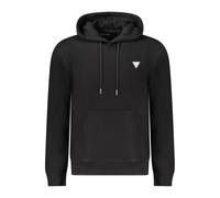 Guess Jeans Black Cotton Men Sweatshirt Slim Fit Hooded - S