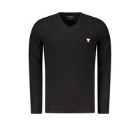 Guess Jeans Black Cotton Men T-Shirt - S