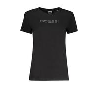 Guess Jeans Black Cotton Women T-Shirt - S