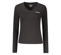 Guess Jeans Black Cotton Women T-Shirt - S