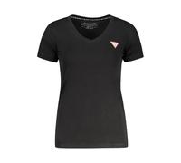 Guess Jeans Black Cotton Women's T-Shirt - M