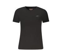 Guess Jeans Black Cotton Women's T-Shirt - S