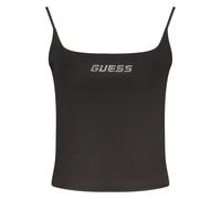 Guess Jeans Black Cotton Women's Tank Top - M
